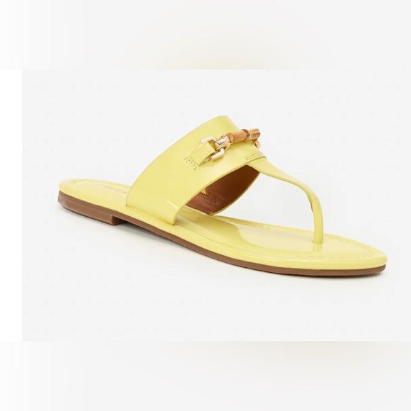 J.McLaughlin Nora patent leather Sandals with Gold Accents; Size 7.5 Brand New! - Picture 15 of 15